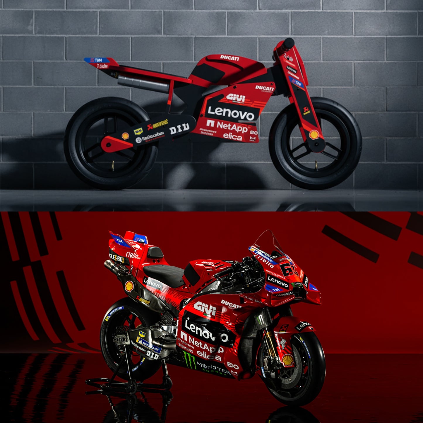 Kiddimoto Ducati Desmo GP25 Balance Bike – Licensed Kids Balance Bike