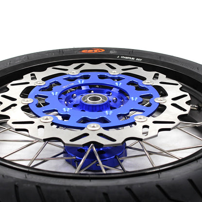 KKE 3.5/4.25*17inch Supermoto Spoked Wheels CST Tires For SUZUKI DRZ400 DRZ400E DRZ400S - Howling Moto