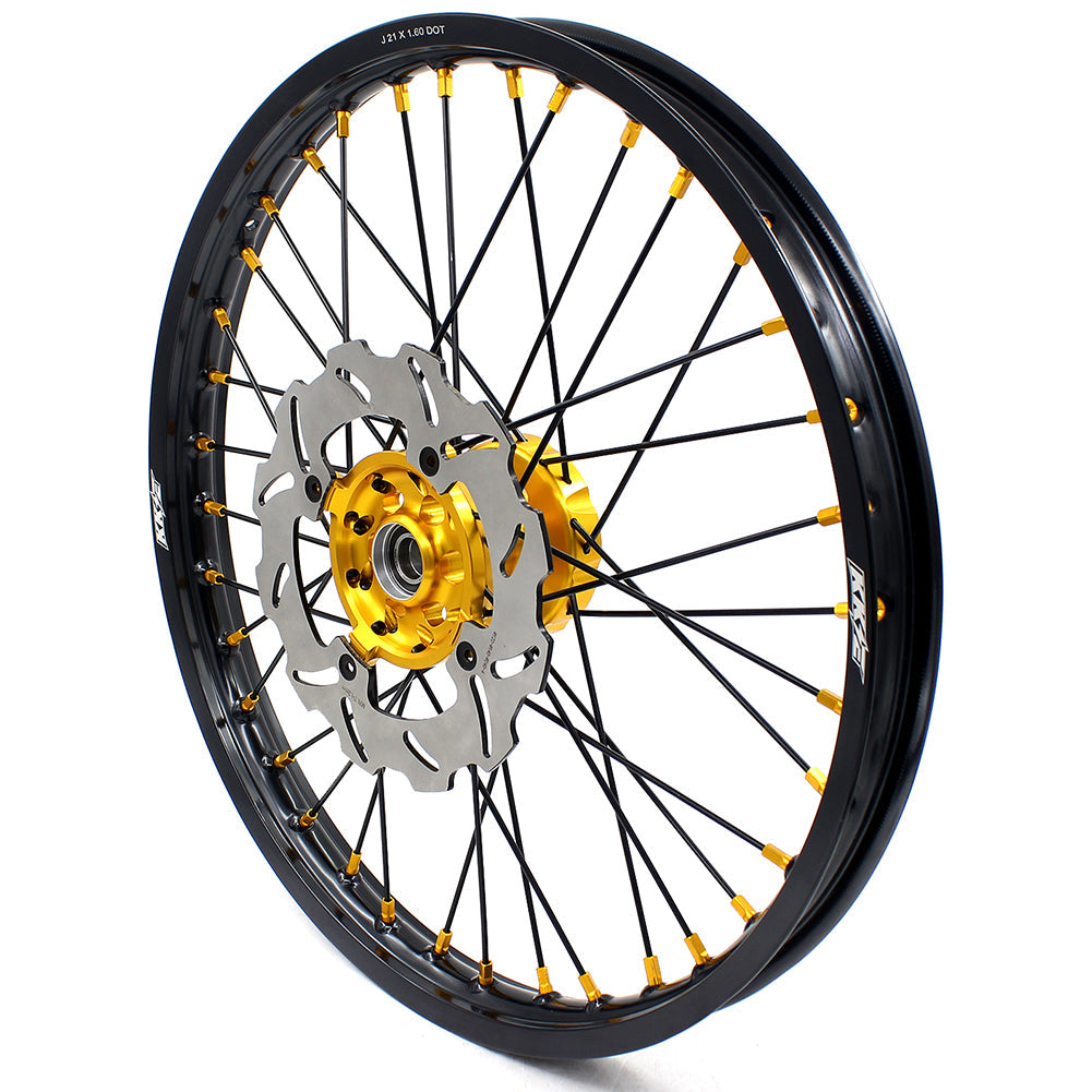 KKE 21 & 19 MX Wheels Rims for SUZUKI RMZ250 2007-2024 RMZ450 2005-2024 Black Spokes - Howling Moto