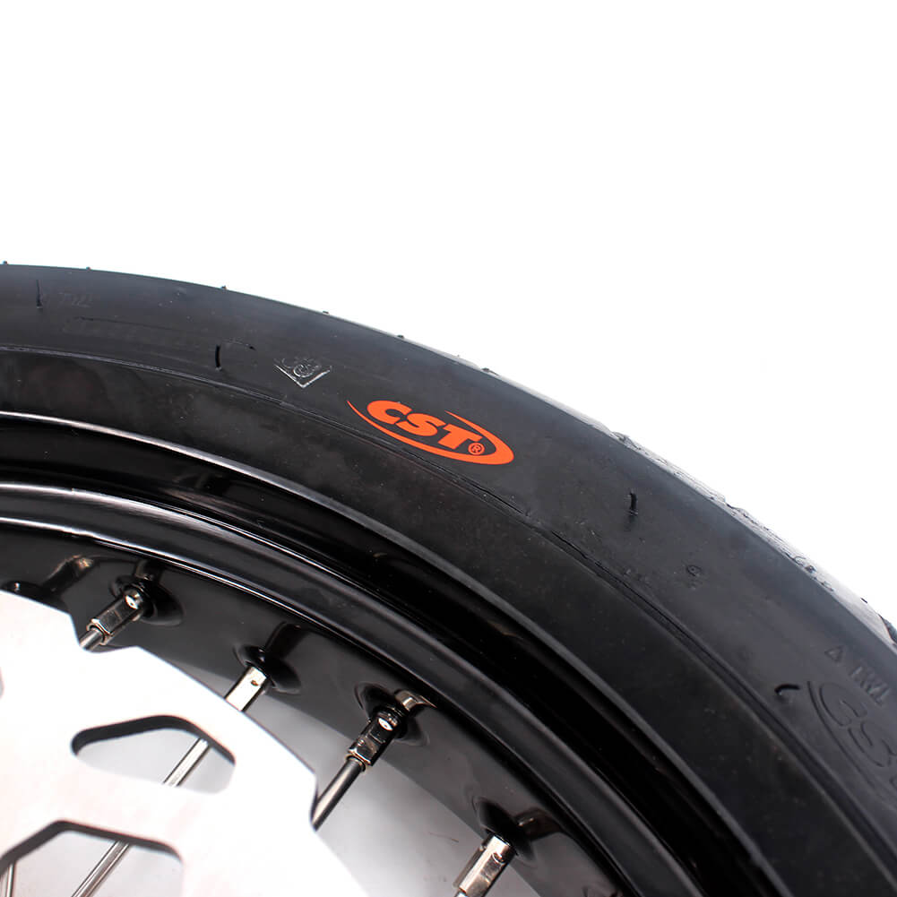 KKE 3.5/4.25*17inch Supermoto Wheels CST Tires For SUZUKI DRZ400 DRZ400E DRZ400S - Howling Moto