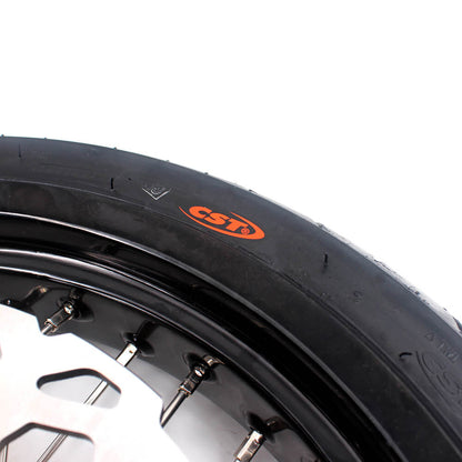KKE 3.5/4.25*17inch Supermoto Wheels CST Tires For SUZUKI DRZ400 DRZ400E DRZ400S - Howling Moto