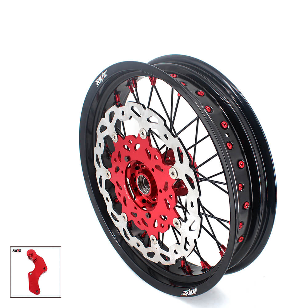 KKE 17 Inch Supermoto Wheels Fit for Honda CRF450L 2019-2021 CRF250R CRF450R 2024 - Howling Moto