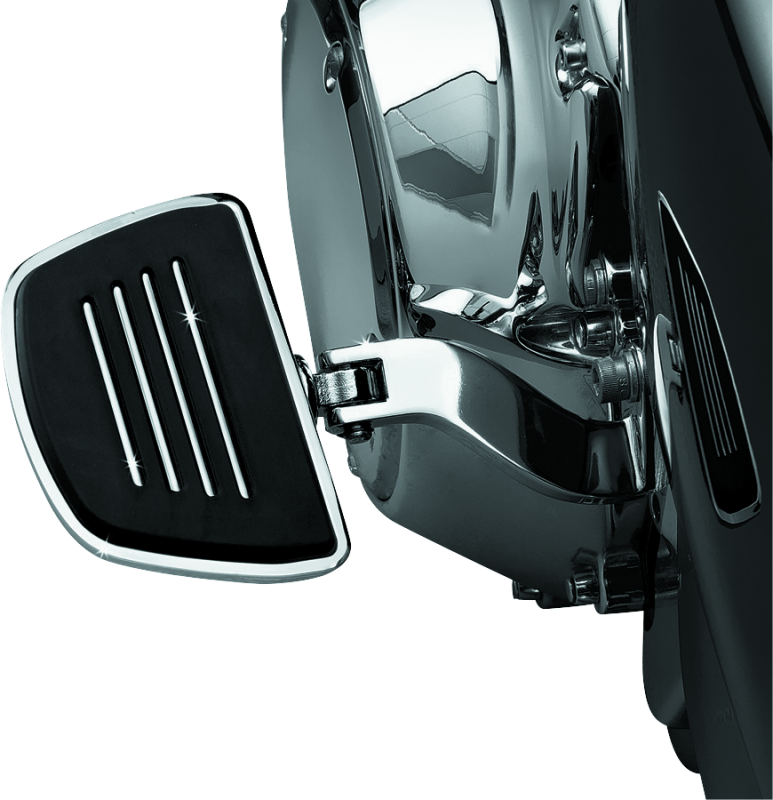 Chrome Kuryakyn Premium Mini Board with Male Mount Adapter for powersports vehicles, compact support for motorcycles.