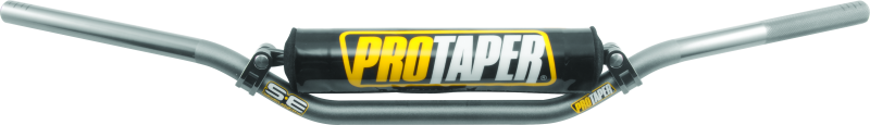 ProTaper SE YZ high handlebar in platinum gray, motorcycle handlebar with ergonomic design and sturdy construction.