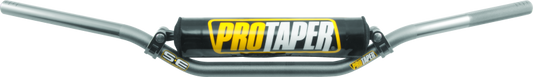 ProTaper SE YZ high handlebar in platinum gray, motorcycle handlebar with ergonomic design and sturdy construction.
