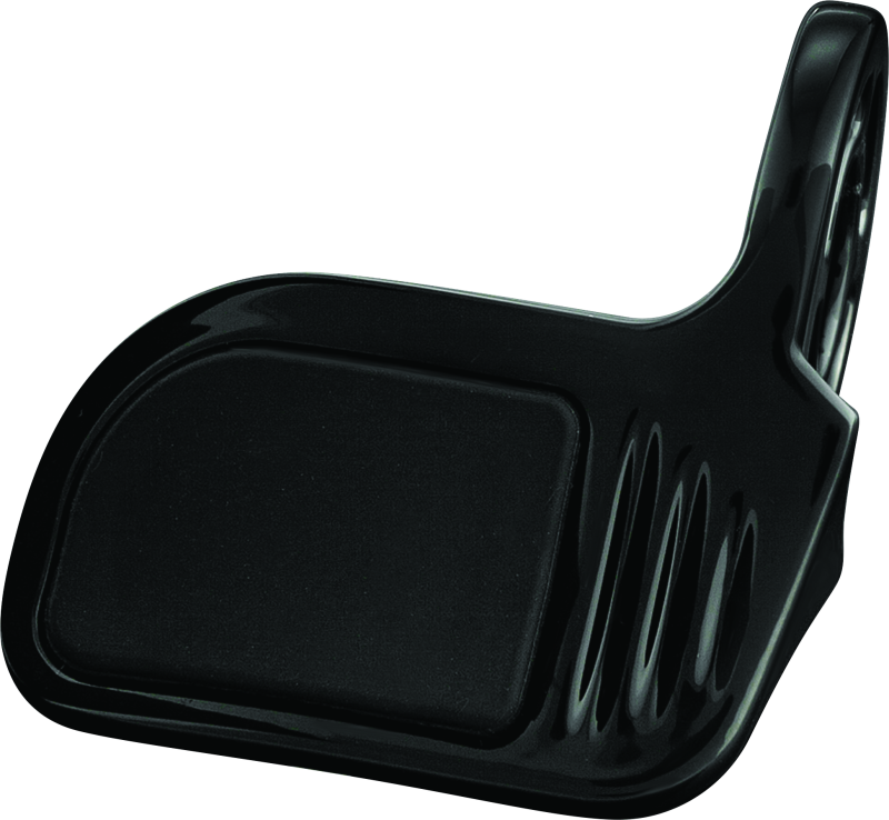 Kuryakyn Contoured ISO Throttle Boss in black designed for powersports vehicles, showing the ergonomic grip and mounting details.