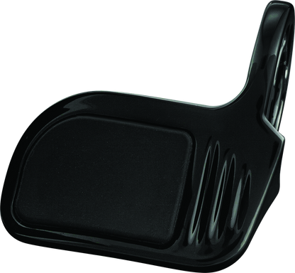 Kuryakyn Contoured ISO Throttle Boss in black designed for powersports vehicles, showing the ergonomic grip and mounting details.
