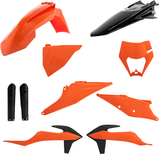 ACERBIS Full Replacement Body Kit - OEM Orange/Dark Blue KTM 2020-2023  EXC-F  791547428 - Howling Moto