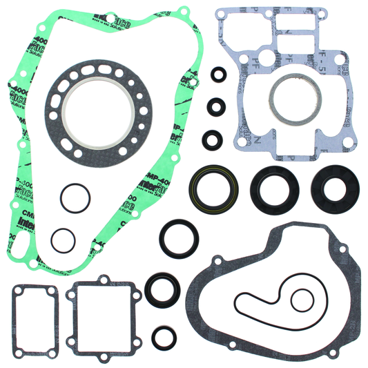 QuadBoss Suzuki LT250R QuadRacer gasket set with oil seals, complete engine rebuild kit for 1987-1992 models.