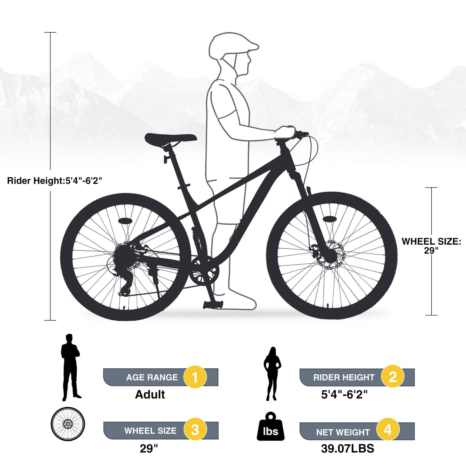 Hycline Zukka Blaze MTB bicycle tire, 29-inch by 1.95-inch, with tread pattern suitable for mountain biking.