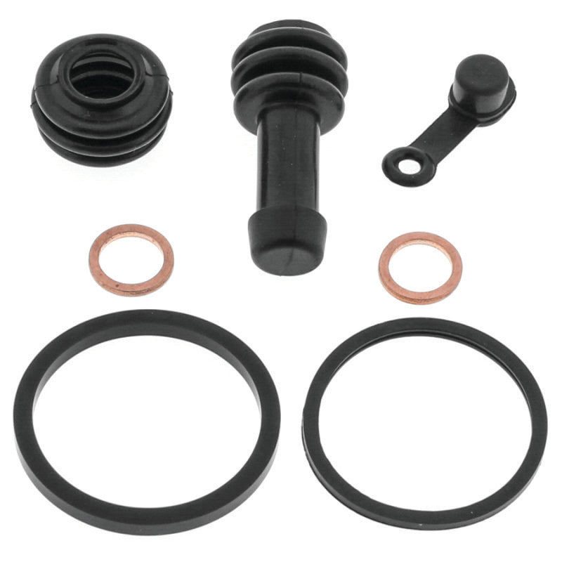 QuadBoss brake caliper rebuild kit for Suzuki Vinson 500 and Kawasaki Mule Pro-DX Diesel, includes parts for brake repair.