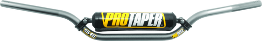 ProTaper SE Windham/RM Mid Handlebar in platinum gray, designed for motocross and off-road motorcycles.