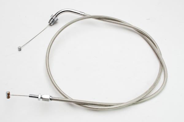 Motion Pro Armor Coat throttle push cable Part 62-0347, black flexible cable with protective coating for motorcycle throttle control.