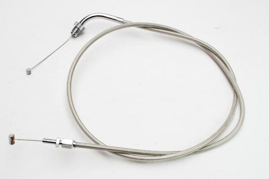 Motion Pro Armor Coat throttle push cable Part 62-0347, black flexible cable with protective coating for motorcycle throttle control.