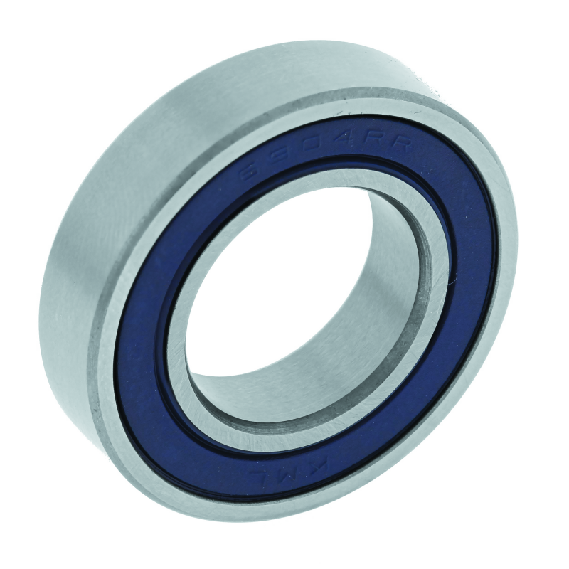 QuadBoss 6003-2RS high-speed PowerSports bearing with triple-lip seals, showing the black metal bearing with sealing edges