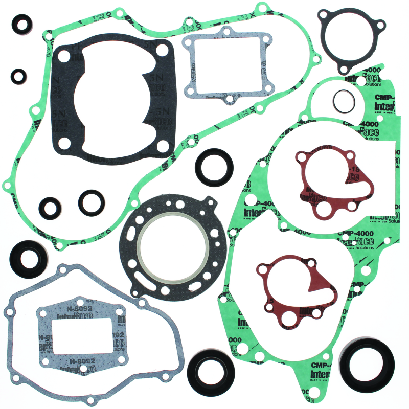 QuadBoss Honda ATC250R 85-86 gasket set with oil seals, includes complete gaskets and seals for engine repair.