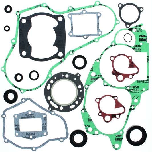 QuadBoss Honda ATC250R 85-86 gasket set with oil seals, includes complete gaskets and seals for engine repair.