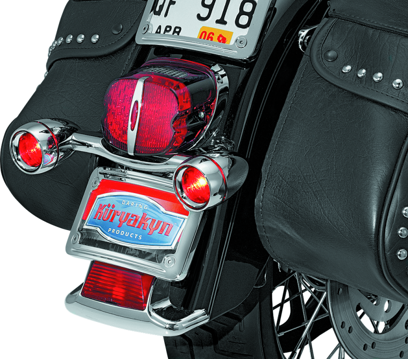 Kuryakyn, Kuryakyn Bullet Light Rear Signal Bar for Harley Davidson Touring Models – Part 2098