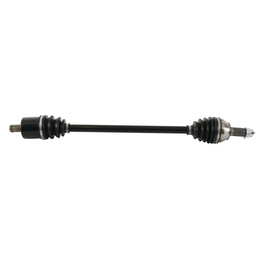 ALL BALLS ABM-PO-8-313 axle with durable CV boot and high-performance components, shown in a detailed view.
