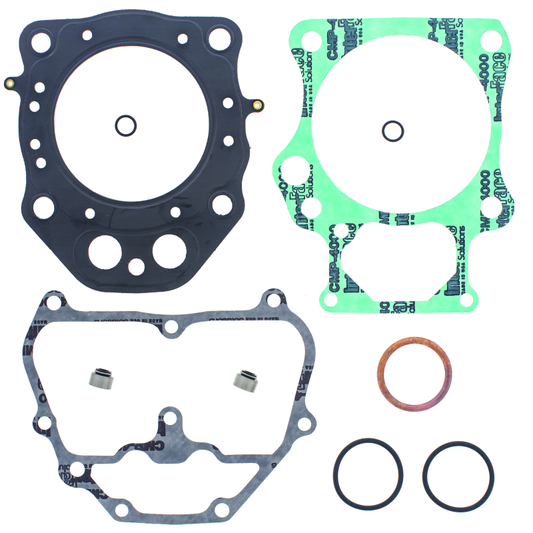 QuadBoss top end gasket set for Honda TRX420FA FourTrax Rancher 4x4 AT IRS engine, includes gaskets for engine top end repair.