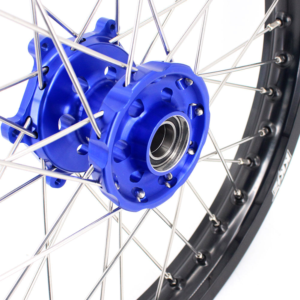 KKE 1.85*19 & 2.15*19 Flat Track Wheels Rim For Yamaha WR250F 2001-2016  WR450F 2003-2015 - Howling Moto