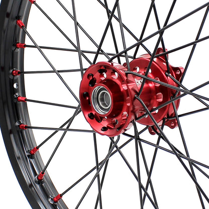 KKE 21in. 19in.  or 21in. 18in. Motorcycle Spoked Wheels Rims For HONDA CRF250R 2004-2013 CRF450R 2002-2012 - Howling Moto