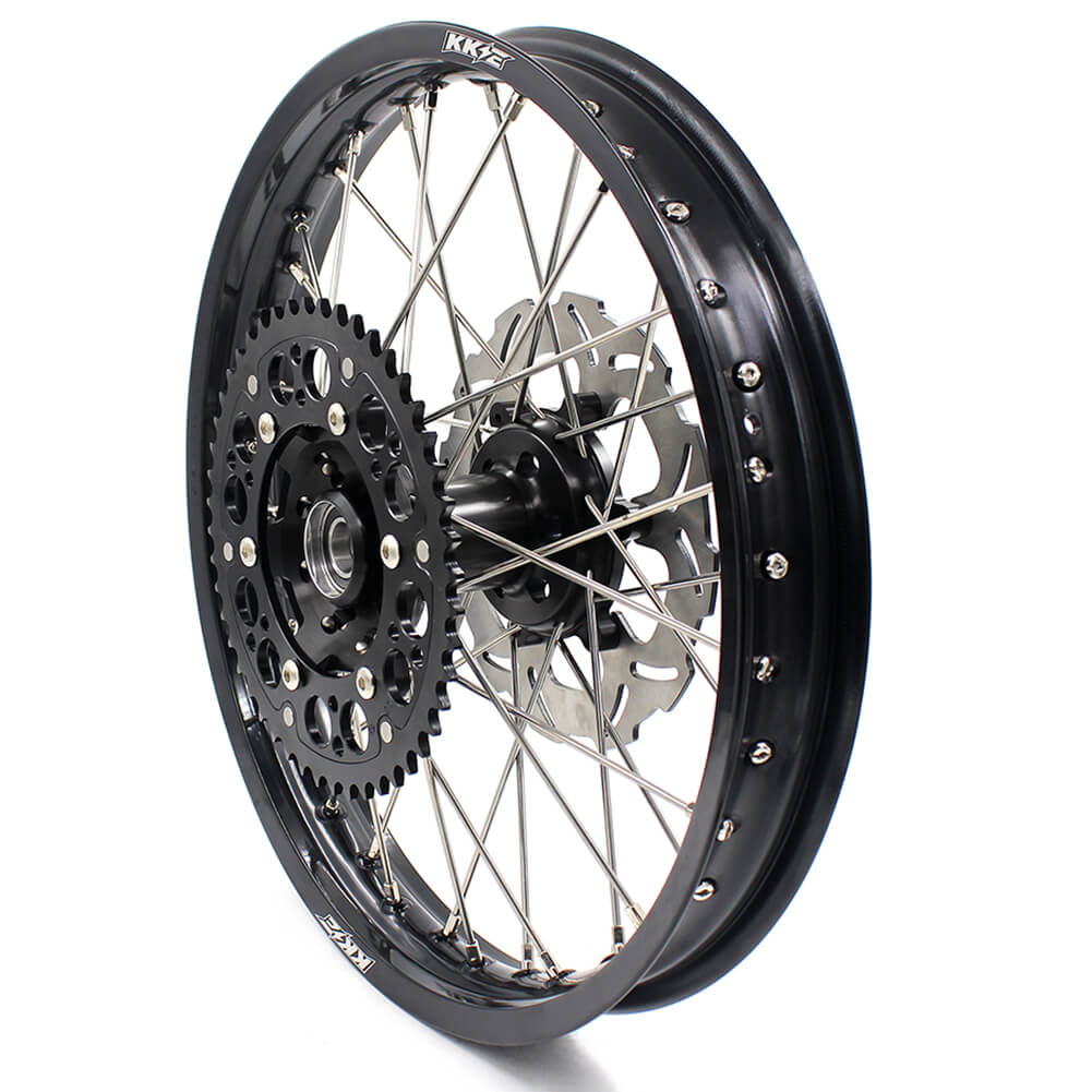 KKE 21 & 19 MX Spoked Wheels Fit SUZUKI RM125 1996-2007 RM250 1996-2008 - Howling Moto