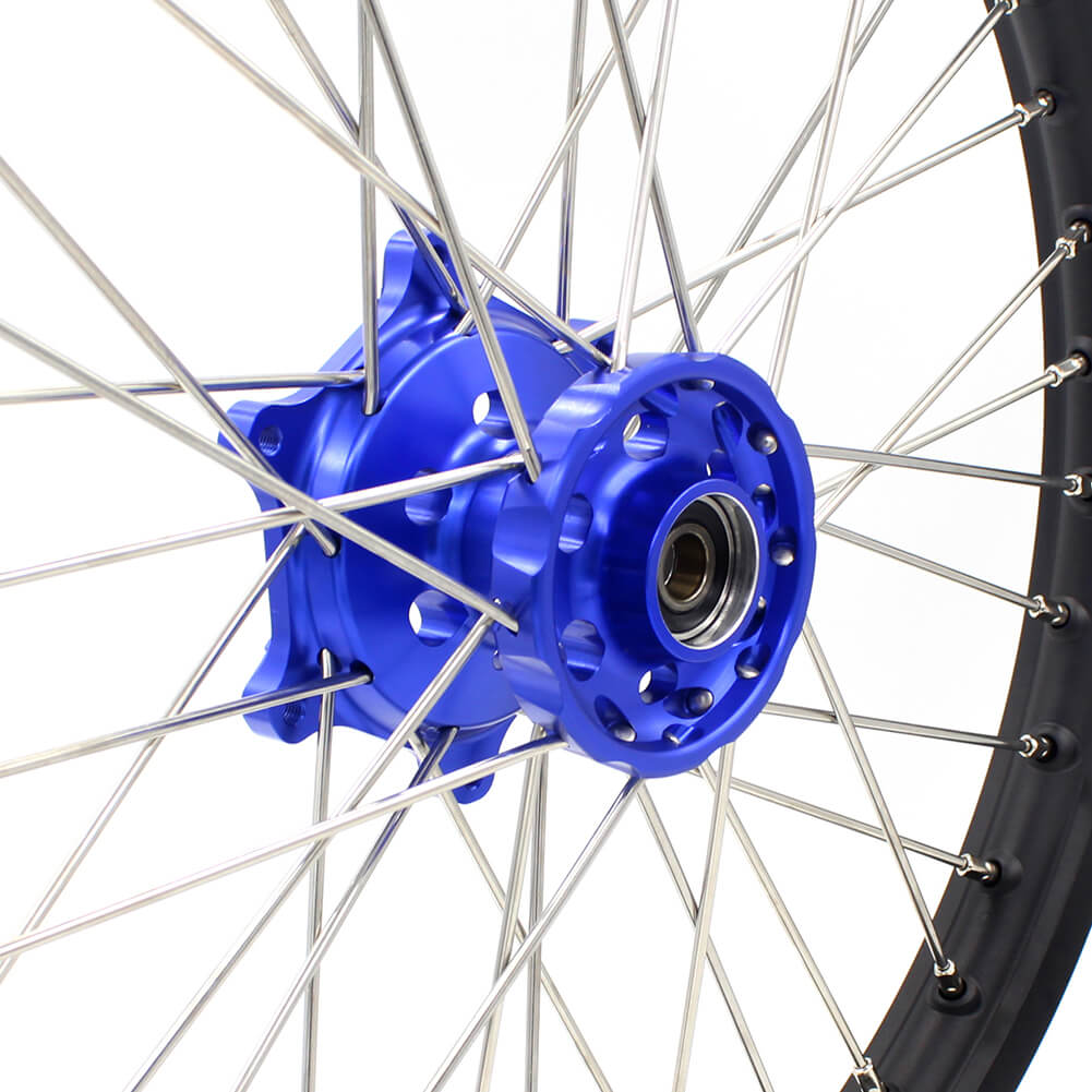 KKE 21 & 18 Enduro Wheels for Yamaha WR250X 2008-2011 Blue - Howling Moto