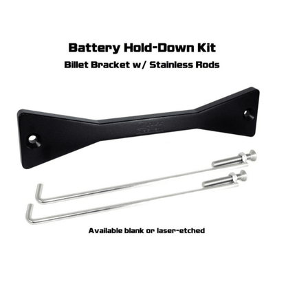 ZSPEC Battery Hold Down/Bracket for Nissan Titan A61, Anodized Billet Aluminum - Howling Moto