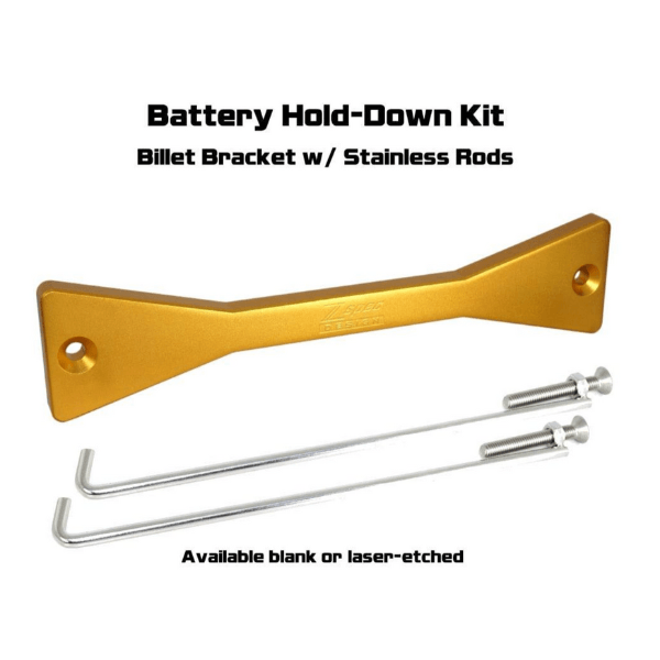 ZSPEC Battery Hold Down/Bracket for Nissan Titan A61, Anodized Billet Aluminum - Howling Moto