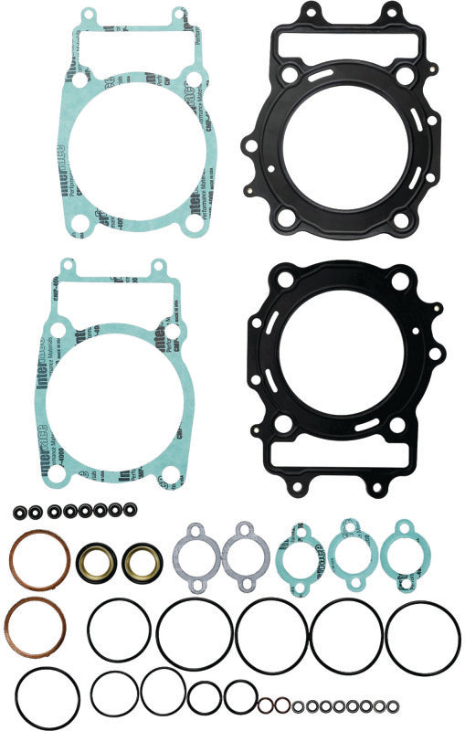 QuadBoss Arctic Cat 1000 H2 top end gasket set for piston replacement, includes gaskets for engine rebuild and maintenance.