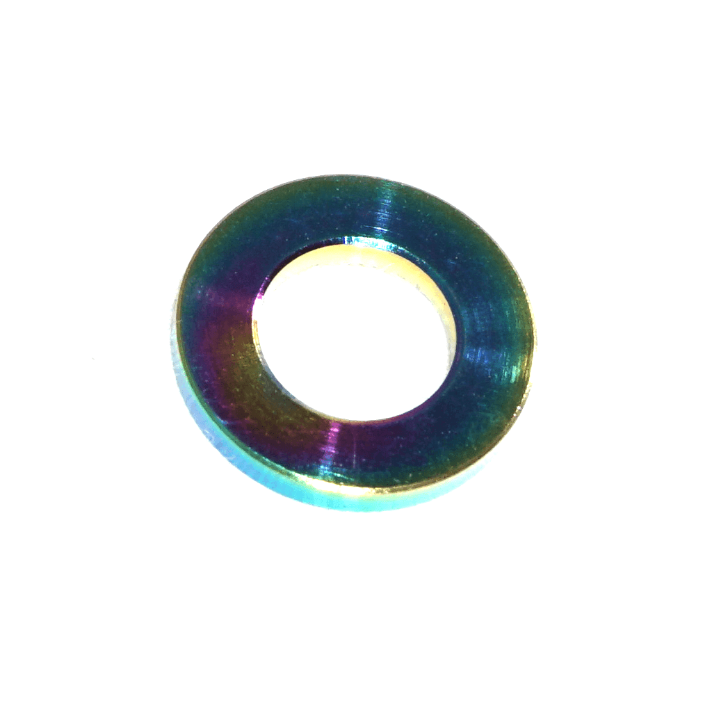 ZSPEC M10 Metric Flat Washers, Titanium Grade-5, Per Each - Howling Moto