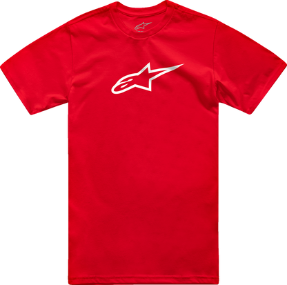 Alpinestars Ageless 2.0 CSF T-Shirt in red and white, XL size, featuring logo and casual style, front view.