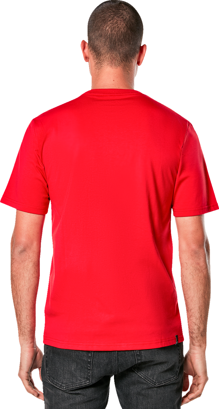 Alpinestars Ageless 2.0 CSF T-Shirt in red and white, size XL, featuring the brand logo and casual fit.