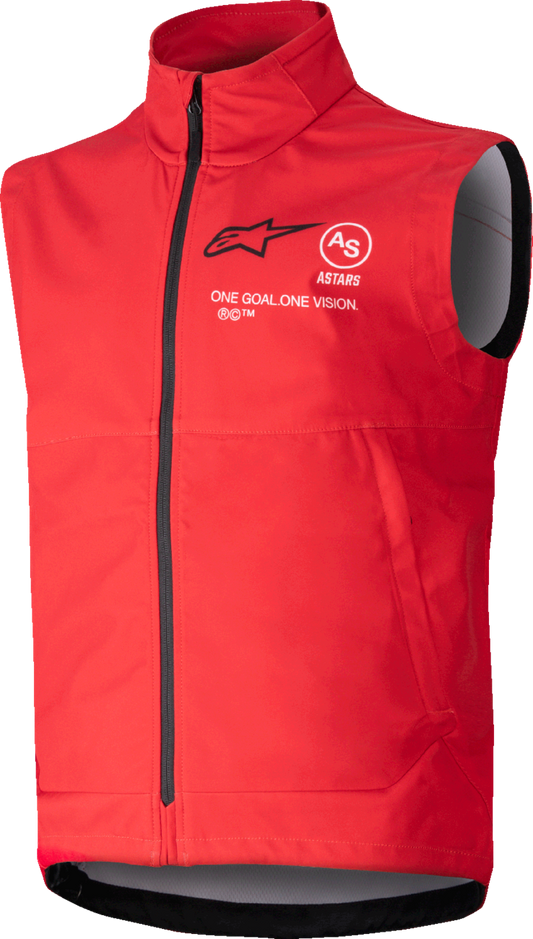 ALPINESTARS, Alpinestars Techstar Softshell Vest - Red, Size Small
