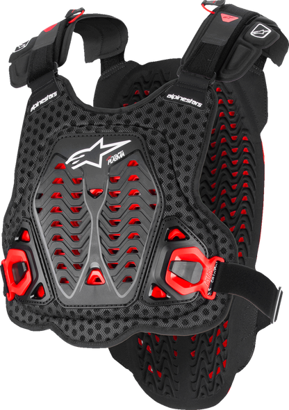 ALPINESTARS, Alpinestars A-5 Plasma Chest Protector - Black/Red/White - M/L