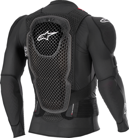 Alpinestars Bionic Pro v3 Plasma Protection Jacket in black, red, and white, size 2XL, featuring protective armor and breathable fabric