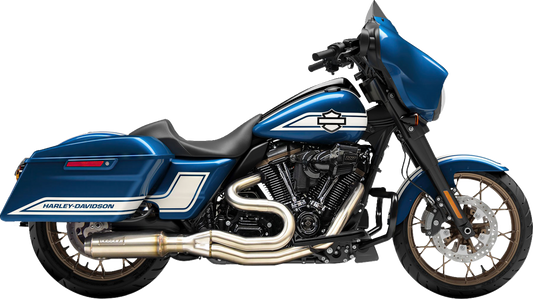 BASSANI XHAUST 2-into-1 Road Rage III Exhaust System for M8 Touring - Stainless Steel