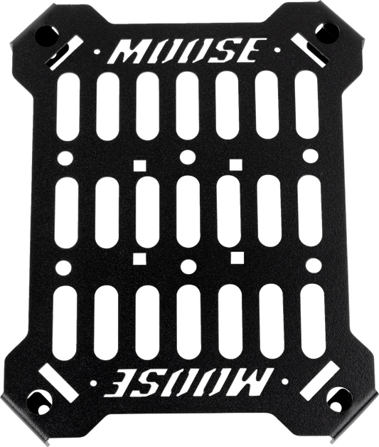 Moose Offroad Molle Panel 8x10 inches for tactical gear and holsters, black nylon with multiple attachment points.