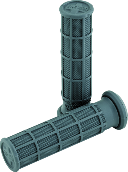 ProTaper full waffle ATV grips in medium size, dark gray color, with textured surface for enhanced grip and control.