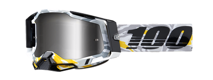 100% Racecraft 2 Goggles - Korb - Silver Mirror 50010-00019 - Howling Moto