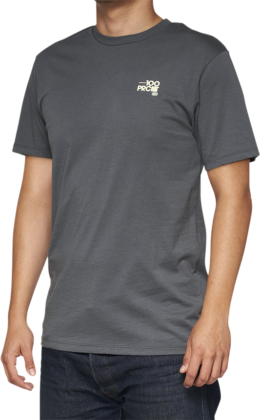 100% Ultra T-Shirt - Charcoal - Small 32145-052-10 - Howling Moto