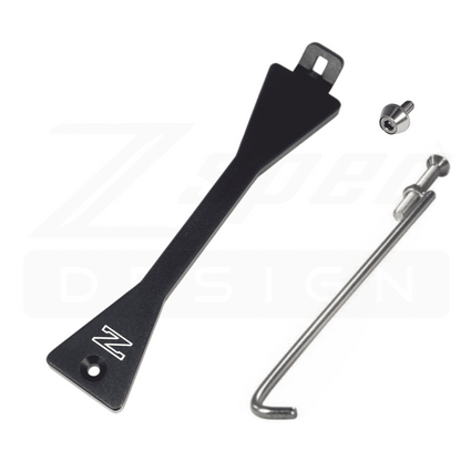 ZSPEC Battery Hold Down/Bracket Kit for Nissan Z31 300zx '84-89, Billet, w/ Stainless Hardware - Howling Moto