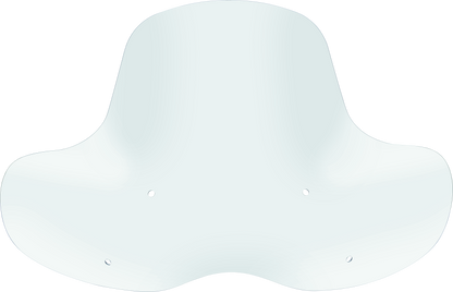 QuadBoss quick-release windshield installed on Honda TRX400EX and Can-Am Renegade ATV models, providing clear view and protection.