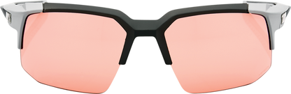 100% Speedcoupe Sunglasses - Stone Gray - Coral Mirror 61031-289-79 - Howling Moto