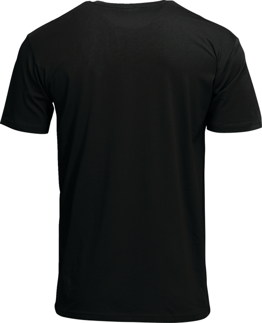 Black THOR Iconic T-Shirt in toxic black color, size 2XL, featuring the THOR logo on the front.