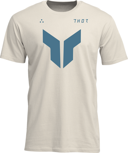 THOR Iconic T-Shirt in Sand for men, 2XL size, featuring bold Thor graphic design on soft fabric.