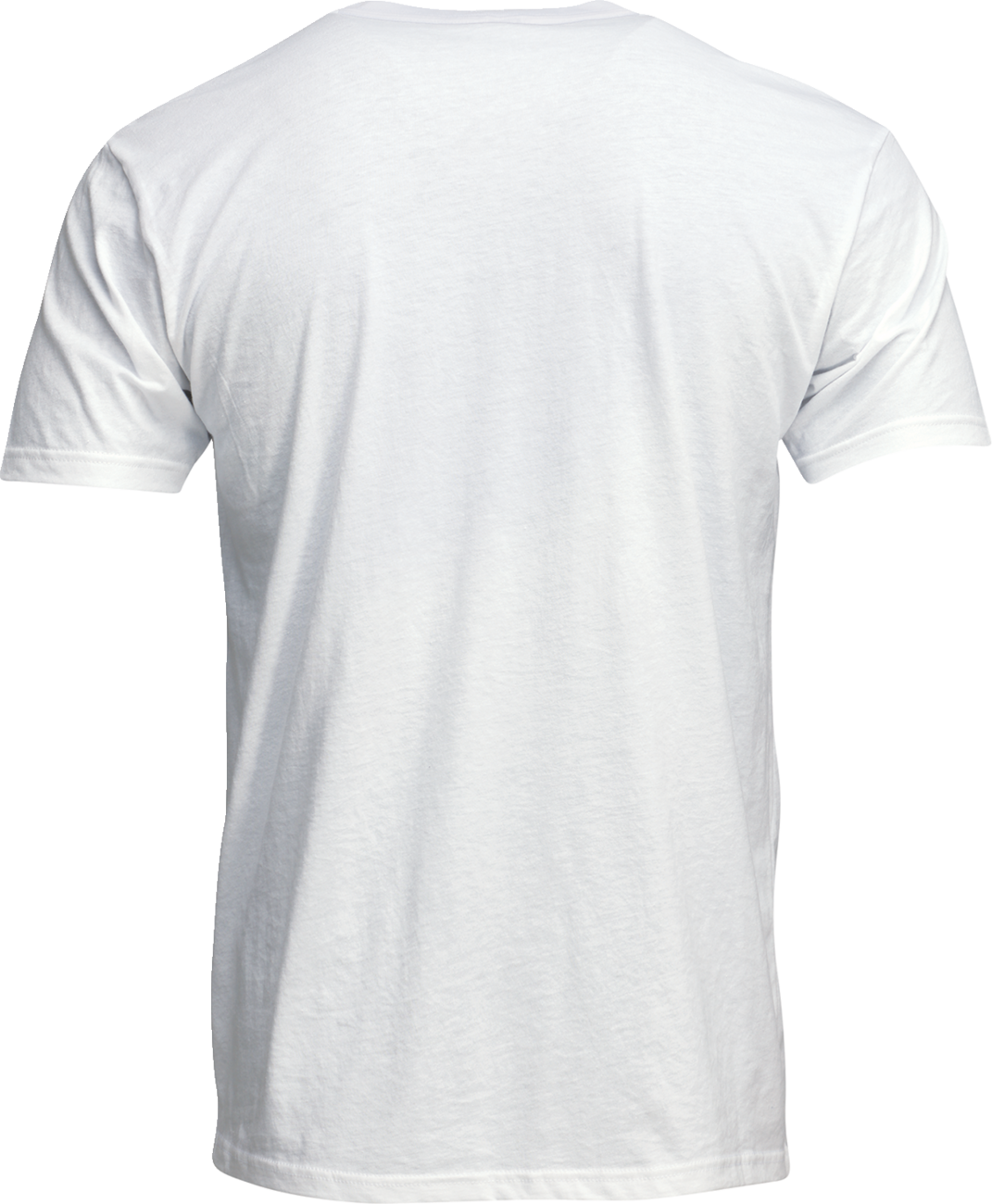 White THOR Stamped T-Shirt in Medium with bold Thor graphic print, casual crewneck design, front view.