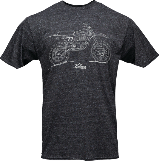 Black ONYX THOR HL500 2XL T-shirt with screen printed logo, made by THOR, featuring a bold front design and comfortable fabric.