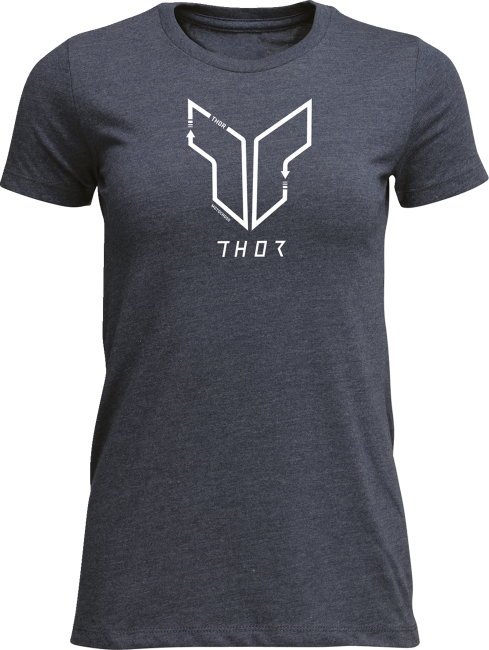 THOR, THOR Women's Trax T-Shirt in Navy - Part Number 3031-4306